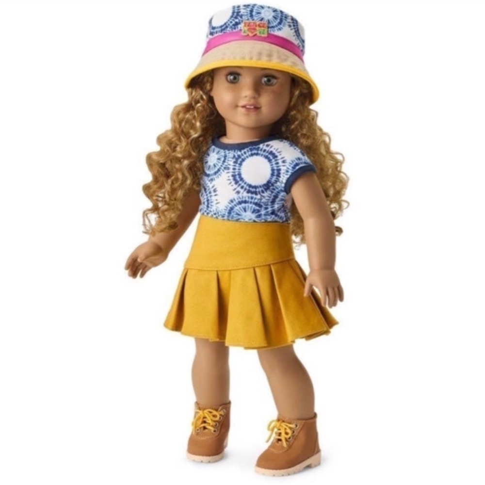 American Girl Evette Chill Twill Tie Dye Outfit HTF